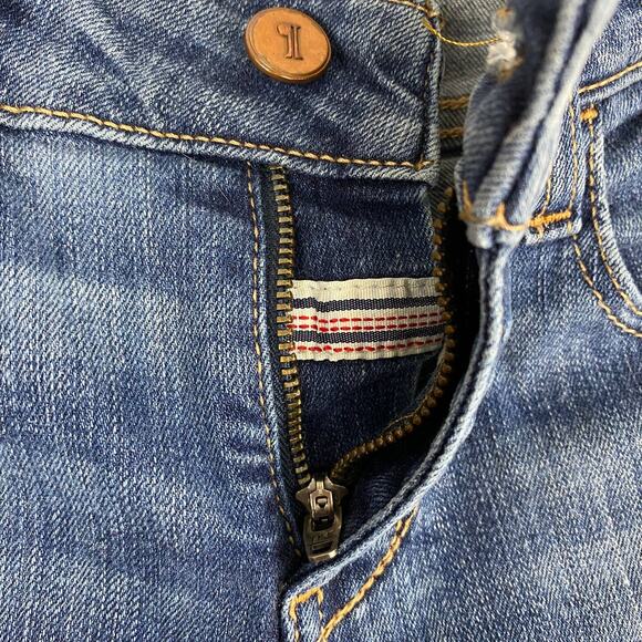 Pilcro and the Letterpress Mid Rise Jeans Skinny Anthropologie Blue Womens Sz 25 - Picture 5 of 12